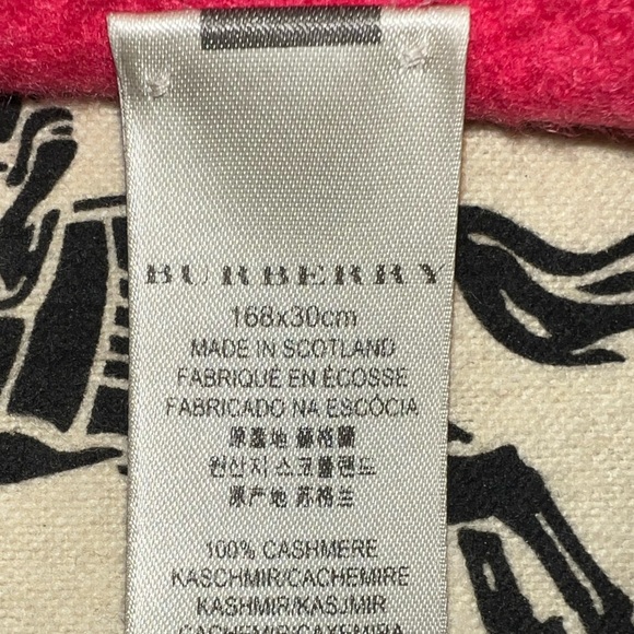 Burberry Cashmere Scarf. - Picture 5 of 5